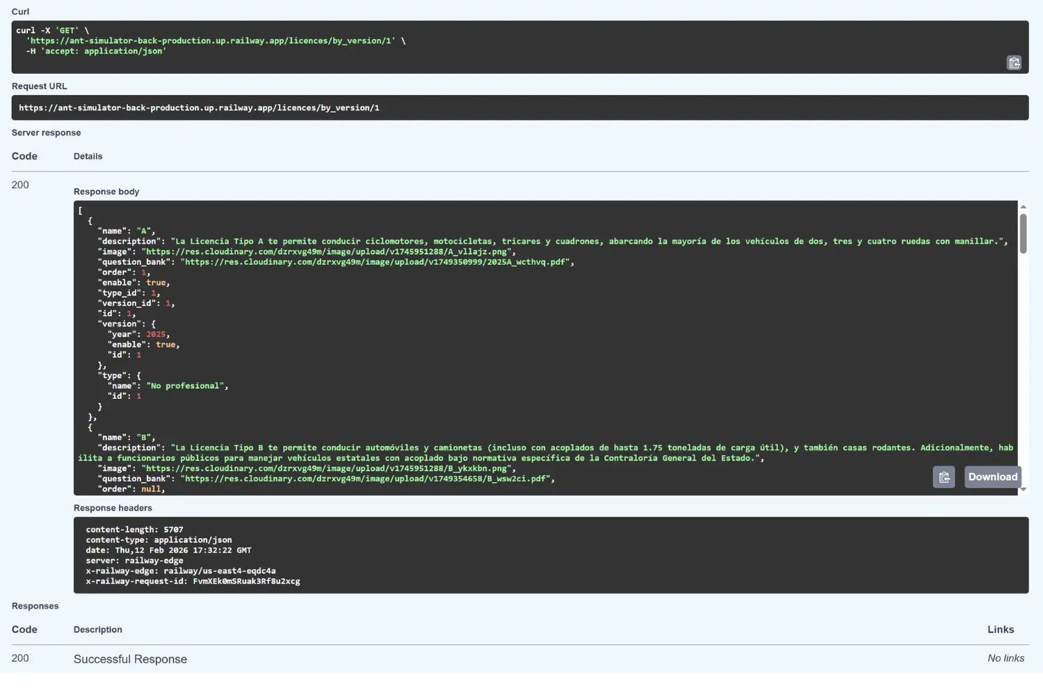 API REST – Banco de Preguntas ANT Ecuador - Imagen 4