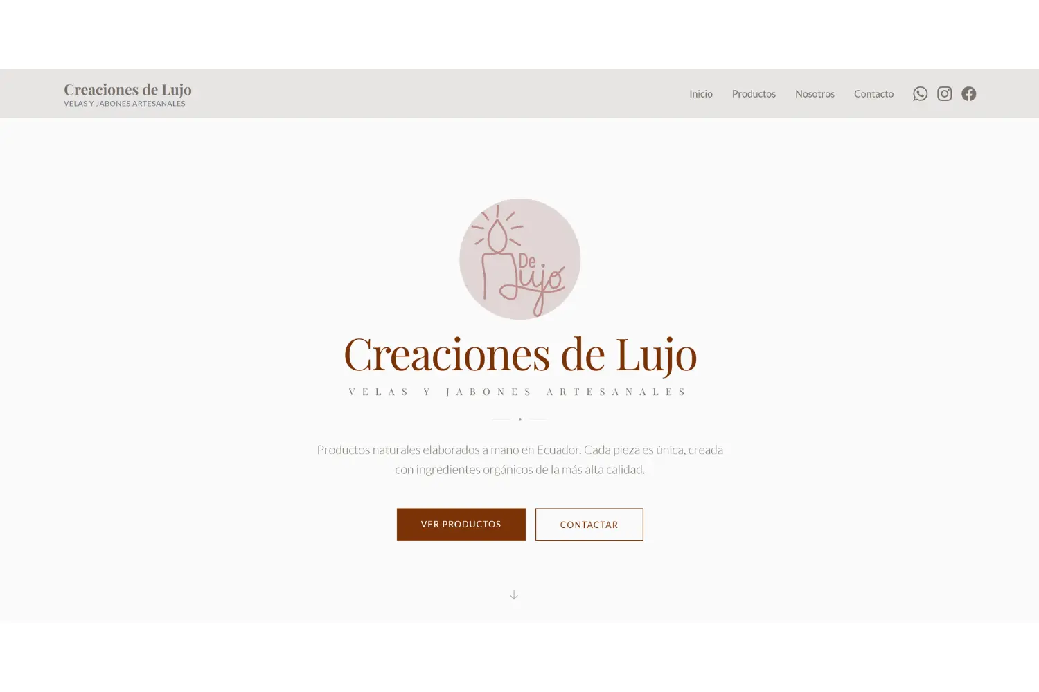 Landing - Creaciones DeLujo