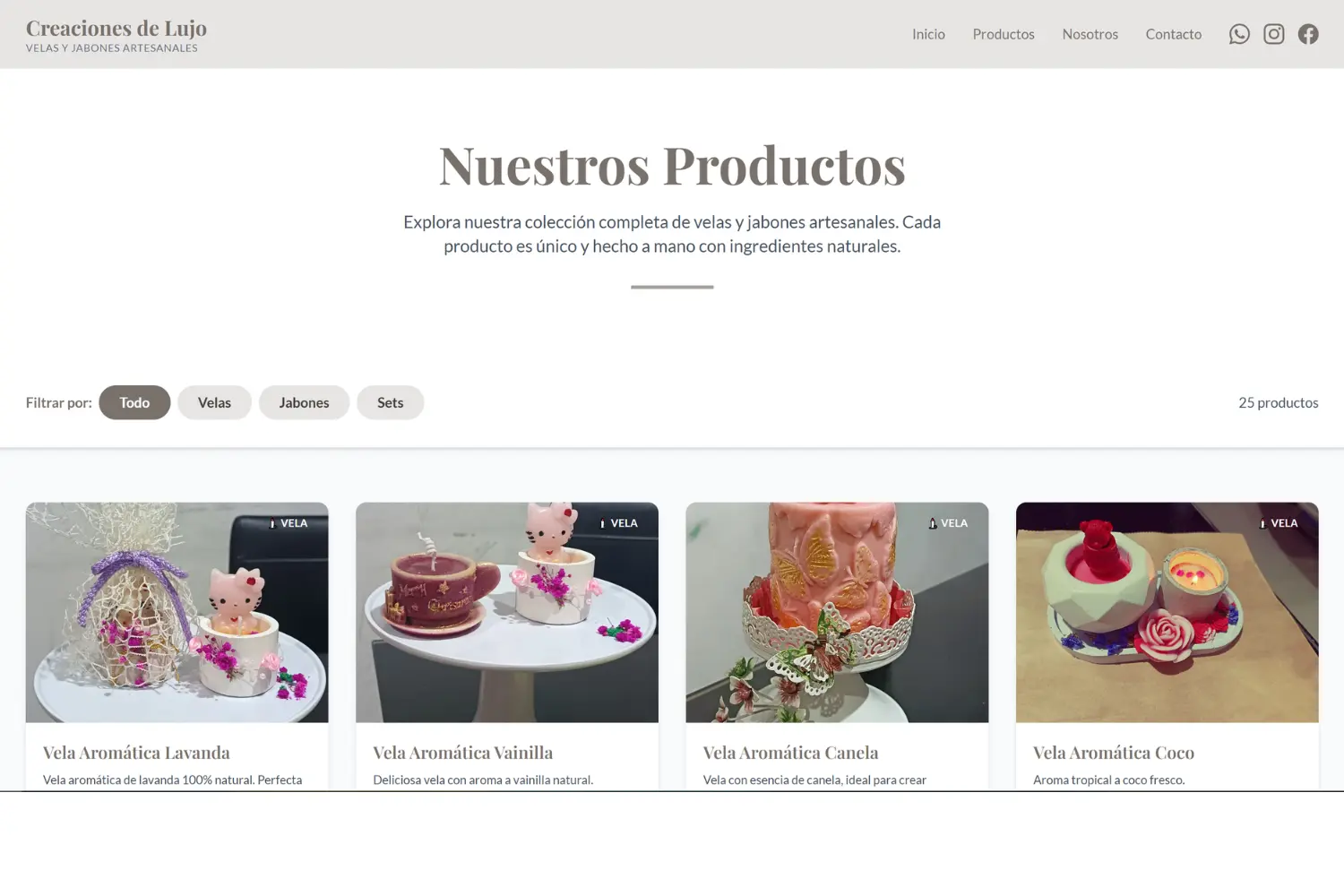 Landing - Creaciones DeLujo - Imagen 5