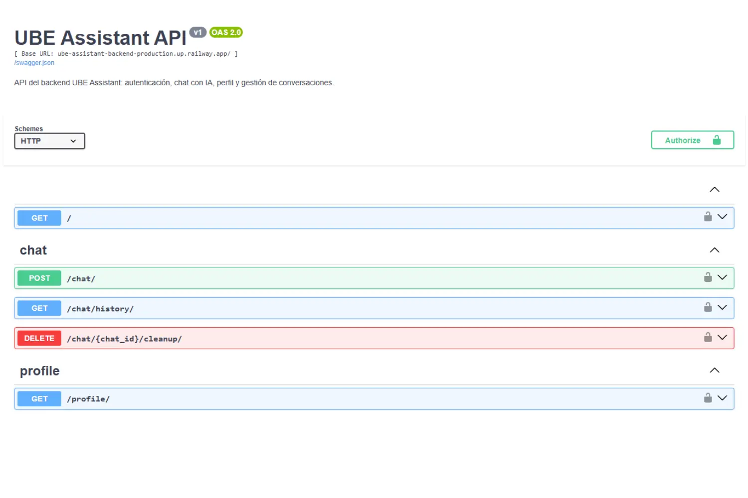 API REST + IA - UBE Assistant - Imagen 2